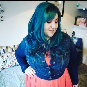 Torrid cropped Denim Jacket